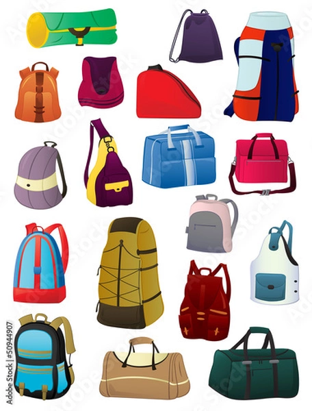 Obraz Backpacks and bags