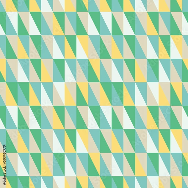 Obraz Background with squares and triangles. Seamless pattern for any use.