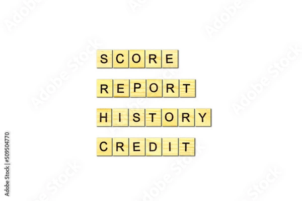 Obraz Abbreviations SRHC- phrase from wooden blocks with letters, meaningful statements concept, word from wooden blocks with letters, SRHC concept, on white background.