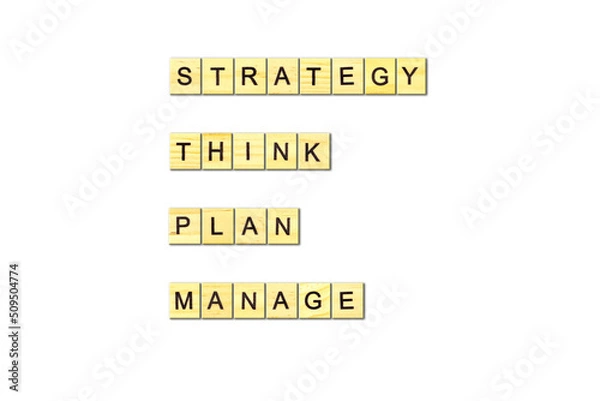 Obraz Abbreviations STPM- phrase from wooden blocks with letters, meaningful statements concept, word from wooden blocks with letters, STPM concept, on white background.