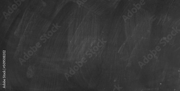 Obraz Chalk rubbed out on blackboard background