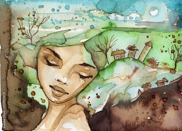 Obraz portrert ziemii