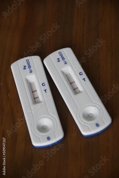 Obraz Positiver Corona-Test