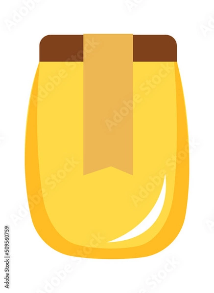 Fototapeta Jar of honey. Vector illustration