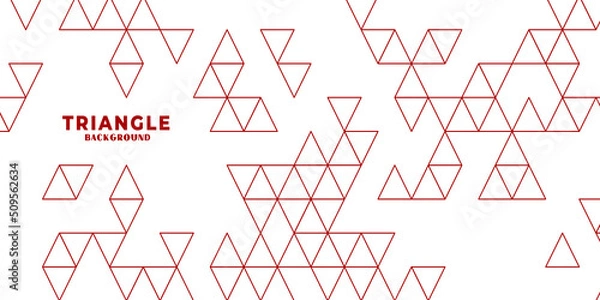 Obraz Pink triangle and white abstract background