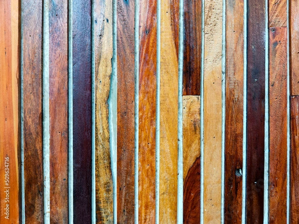 Obraz many old wooden planks background