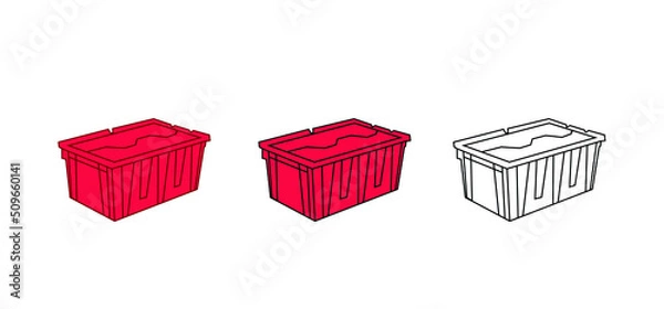 Fototapeta shipping and storage container 