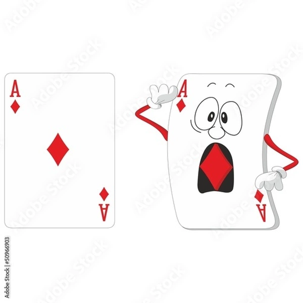 Fototapeta Playing card set 13
