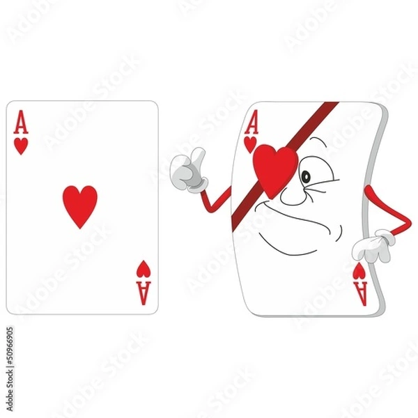 Fototapeta Playing card set 12