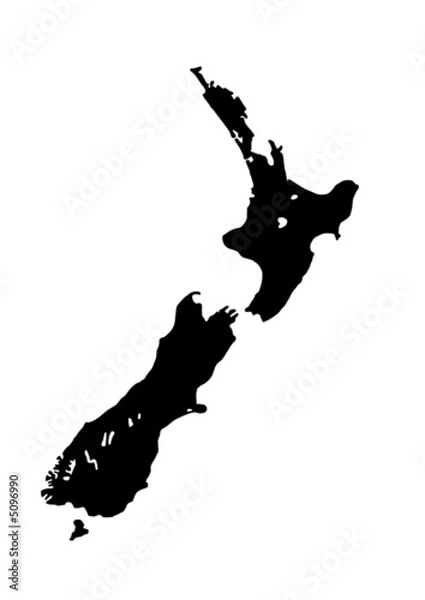 Obraz Nowa Zelandia czarno-białe