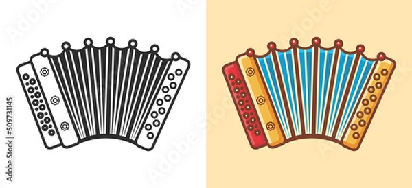 Obraz Musical instrument Accordion 