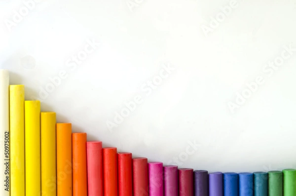 Fototapeta set of crayons