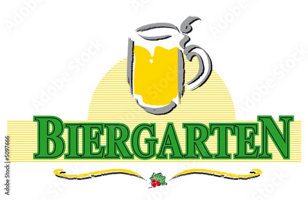 Obraz Biergarten