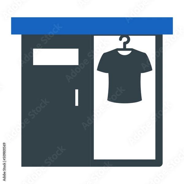 Fototapeta Changing Room Icon Design