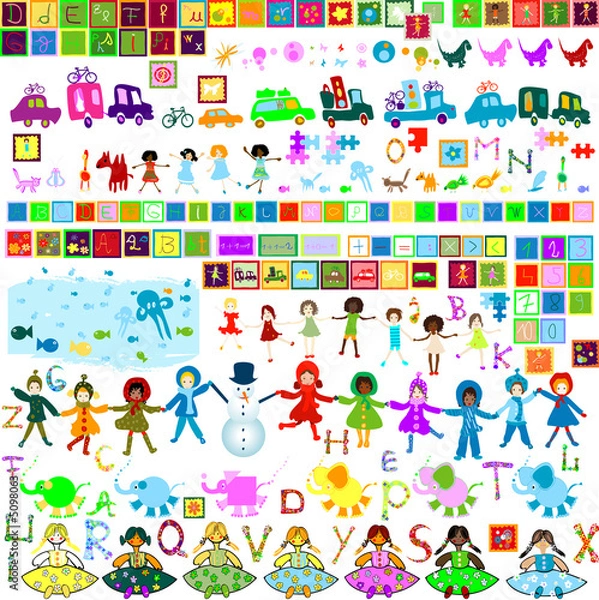 Fototapeta design elements