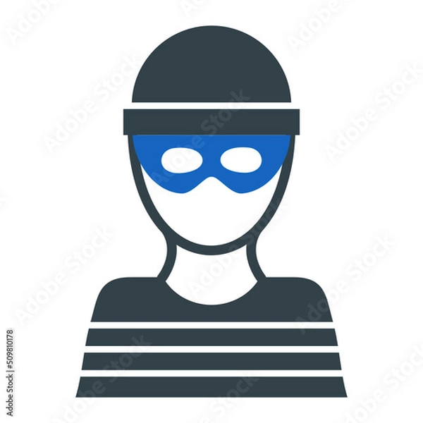 Fototapeta Robber Icon Design