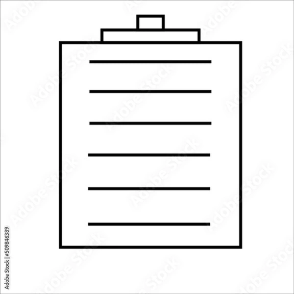 Obraz doctor's note design template illustration