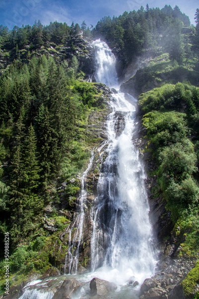 Obraz Großer Wasserfall im Ötztal