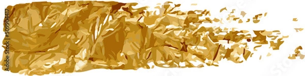 Obraz Gold Foil Brush Stroke