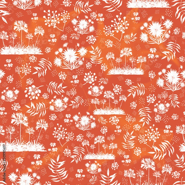 Obraz Seamless Floral Pattern Design 19