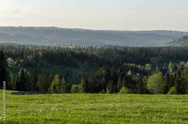Obraz Podhale wieczorem 