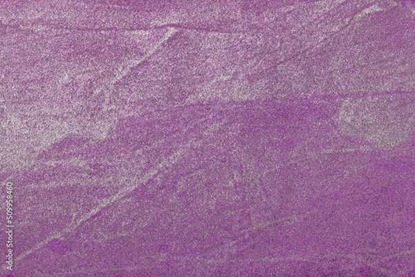 Fototapeta Abstract art background purple and silver color. Multicolor painting on canvas. Fragment of violet gradient artwork.