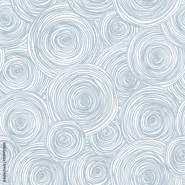 Fototapeta Seamless abstract pattern with circles