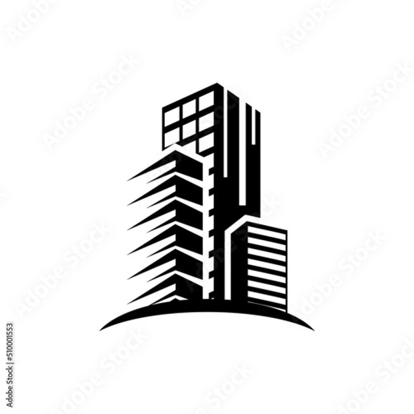 Obraz real estate building logo icon design vector