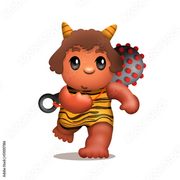 Obraz 節分　鬼の子供