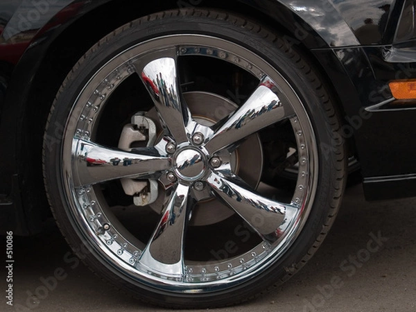Obraz mustang wheels