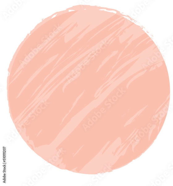 Obraz Abstract circle element shape with stone texture