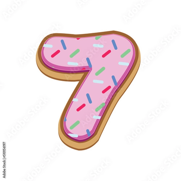 Fototapeta Donut letters svg, donuts alphabet letters and numbers svg, Alphabet donut svg, donut svg, donuts png, alphabet donut cuttable files, NUMBER
