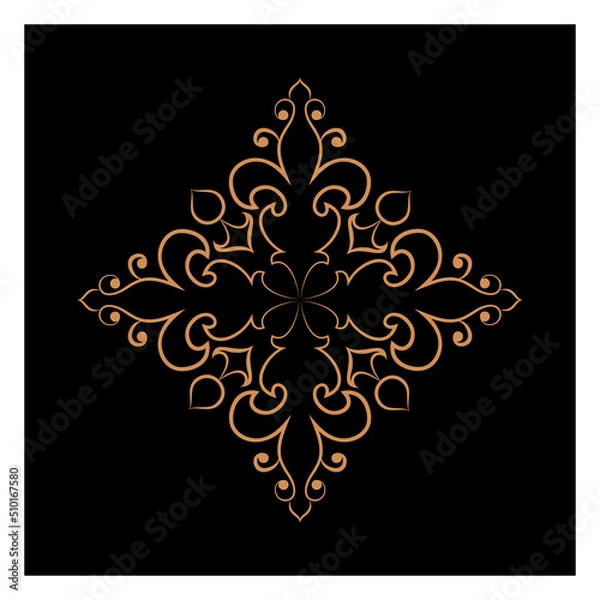 Obraz Amazing vector mandalas in different themes in oriental and western style for luxury logos, designs and coloring books