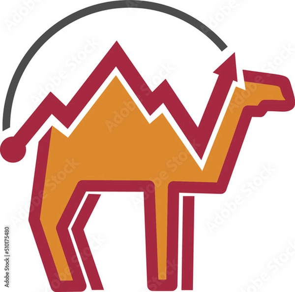 Fototapeta camel logo