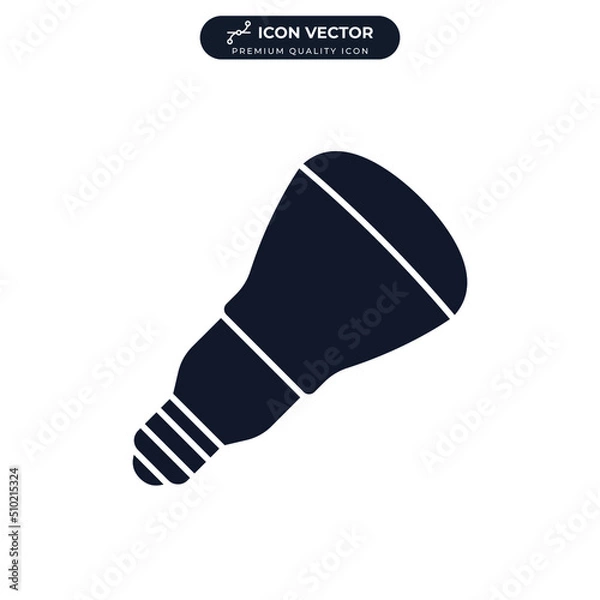 Fototapeta light bulb icon symbol template for graphic and web design collection logo vector illustration