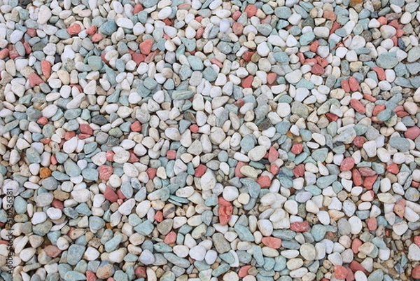 Obraz colorful pebbles stone for background