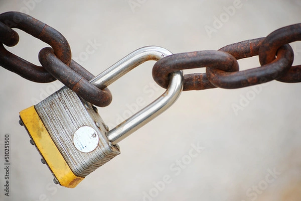 Fototapeta Lock and Chains