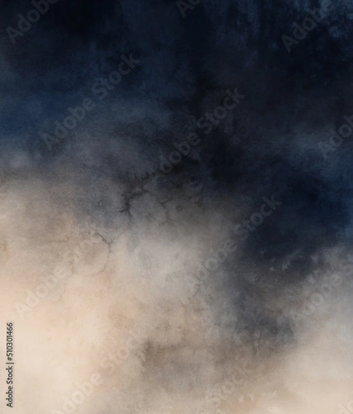 Fototapeta Beautiful abstract background.  Watercolour stains. Versatile artistic image for creative design projects: posters, banners, cards, magazines, covers, prints, wallpapers.