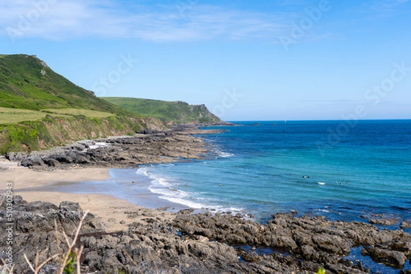Fototapeta Lanacombe Beach