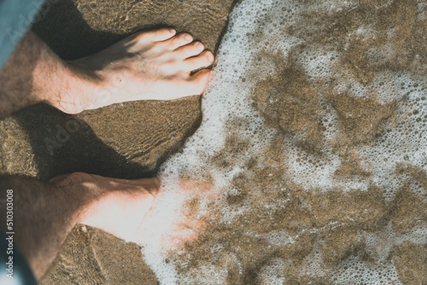 Obraz Feet in the waves