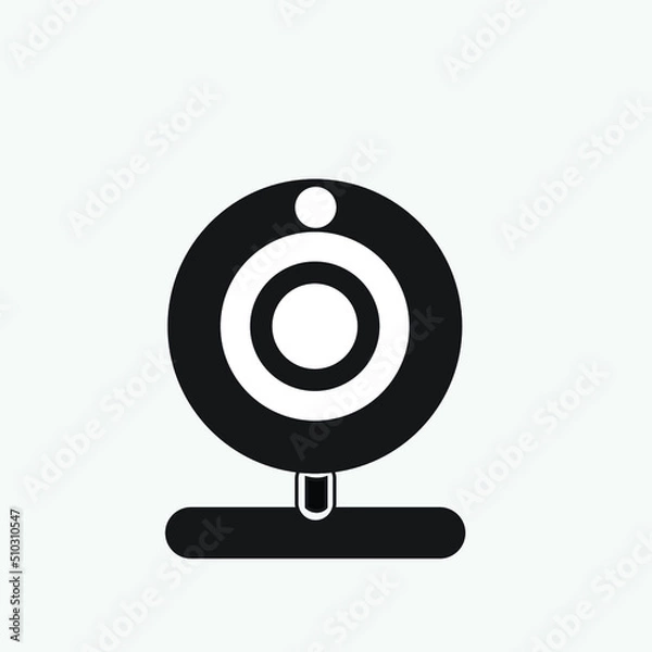 Obraz webcam icon design template illustration
