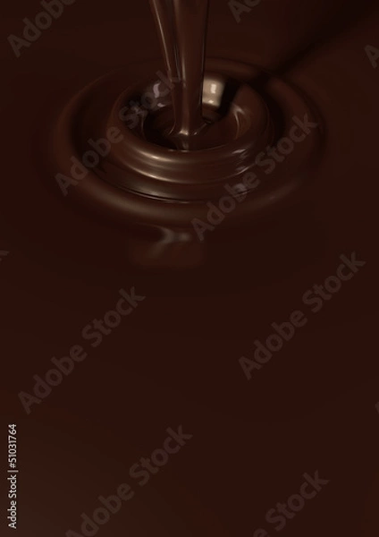 Obraz Dark chocolate background