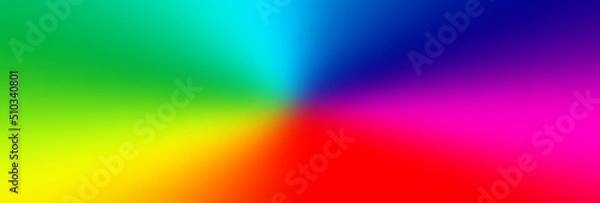 Obraz Rainbow pattern background the distribution of rainbow light beautiful colorful gradation for background and computer wallpaper