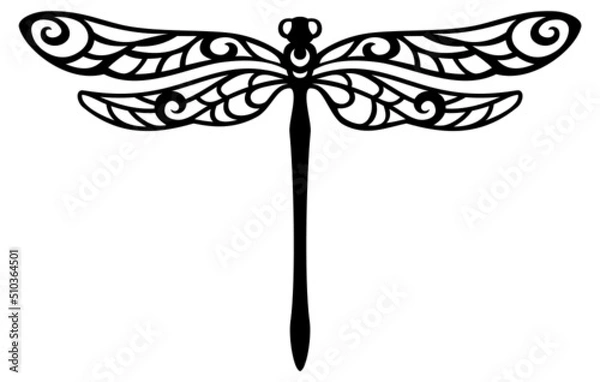 Obraz Dragonfly Cut File