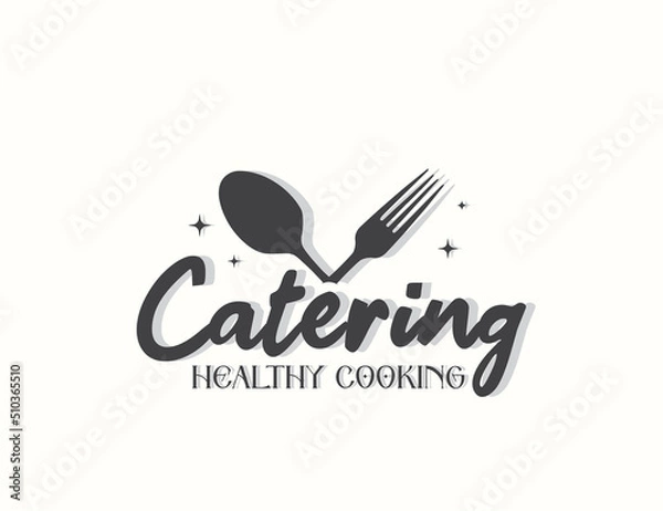Obraz Catering logo design