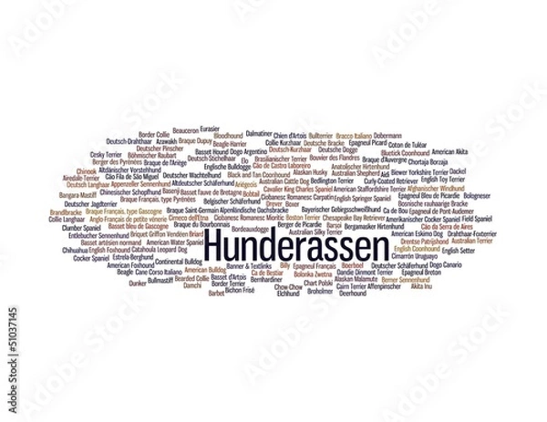 Fototapeta Hunderassen