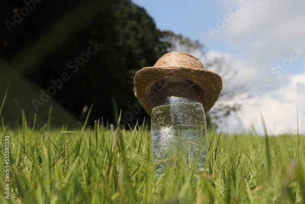 Fototapeta 暑い日の熱中症予防