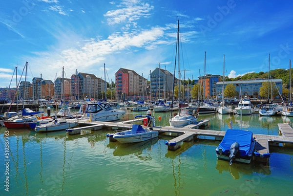 Obraz Portishead marina , UK