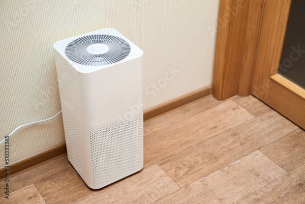 Obraz White air purifier in an apartment