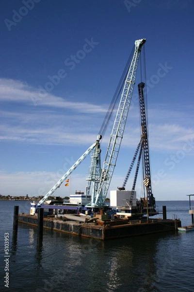Obraz Construction Barge